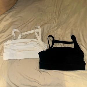 AOXJOX Open Back Square Neck Sports Bra Bundle (XS)